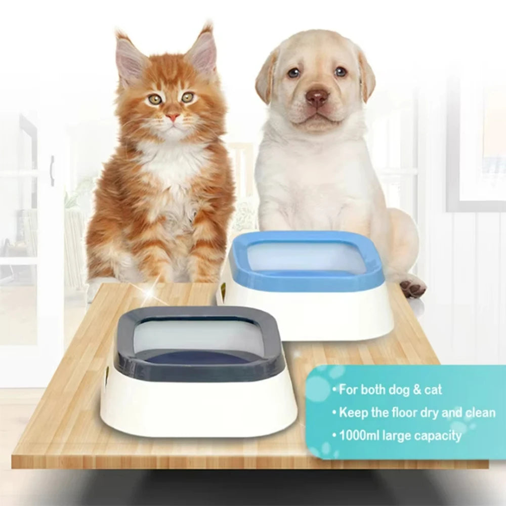 Pet Floating Bowl Drinking Water Bowl for Cats and Dogs Dog Drinking Water Bowl Floating Non-Wetting Mouth Cat Bowl
