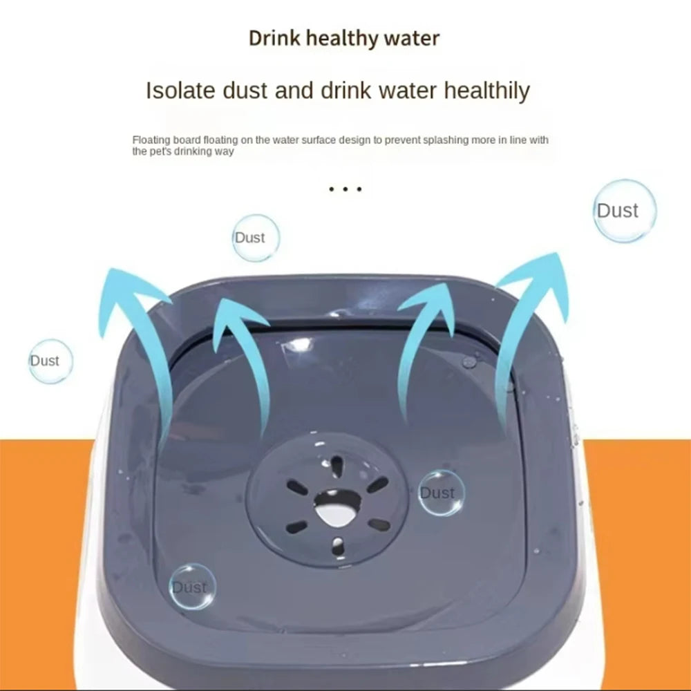 Pet Floating Bowl Drinking Water Bowl for Cats and Dogs Dog Drinking Water Bowl Floating Non-Wetting Mouth Cat Bowl
