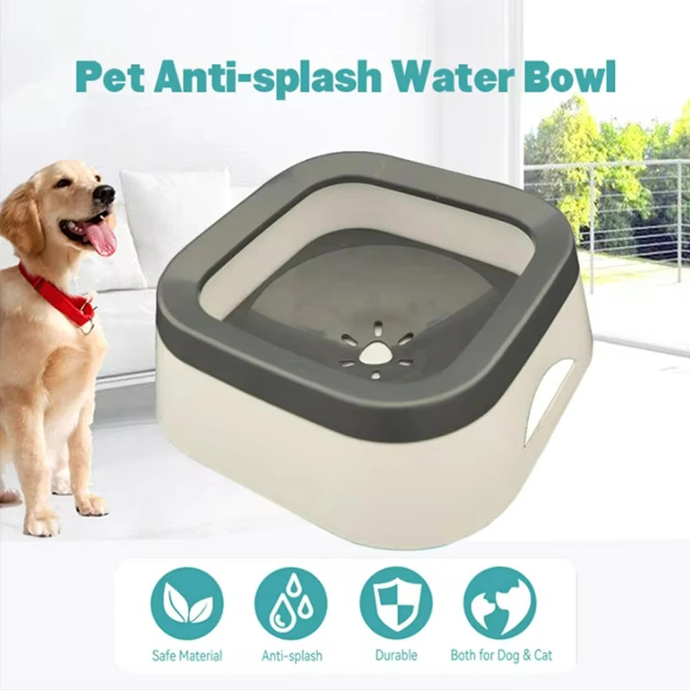 Pet Floating Bowl Drinking Water Bowl for Cats and Dogs Dog Drinking Water Bowl Floating Non-Wetting Mouth Cat Bowl